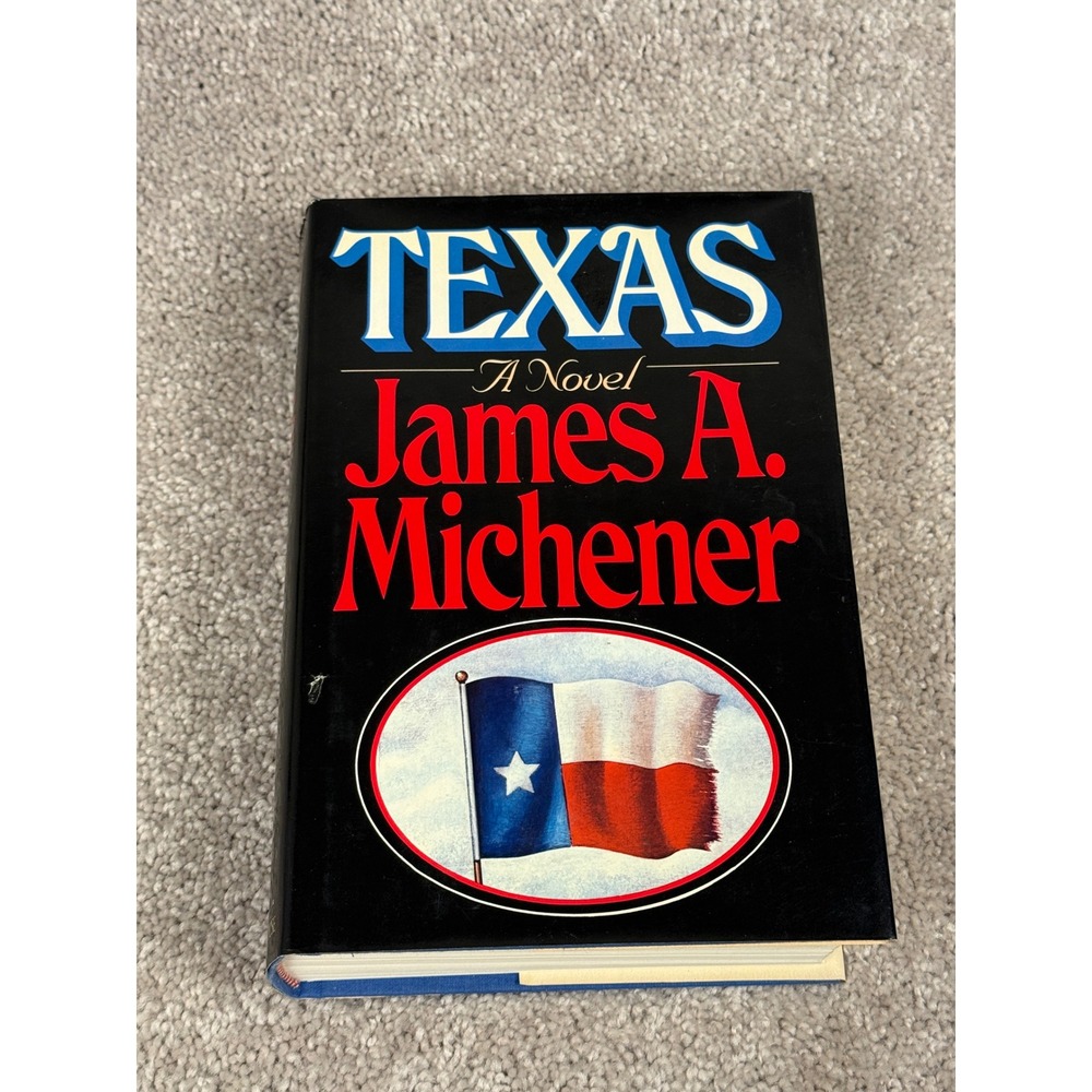 Texas A Novel James A Michener 1985 First Edition Hardcover Random House